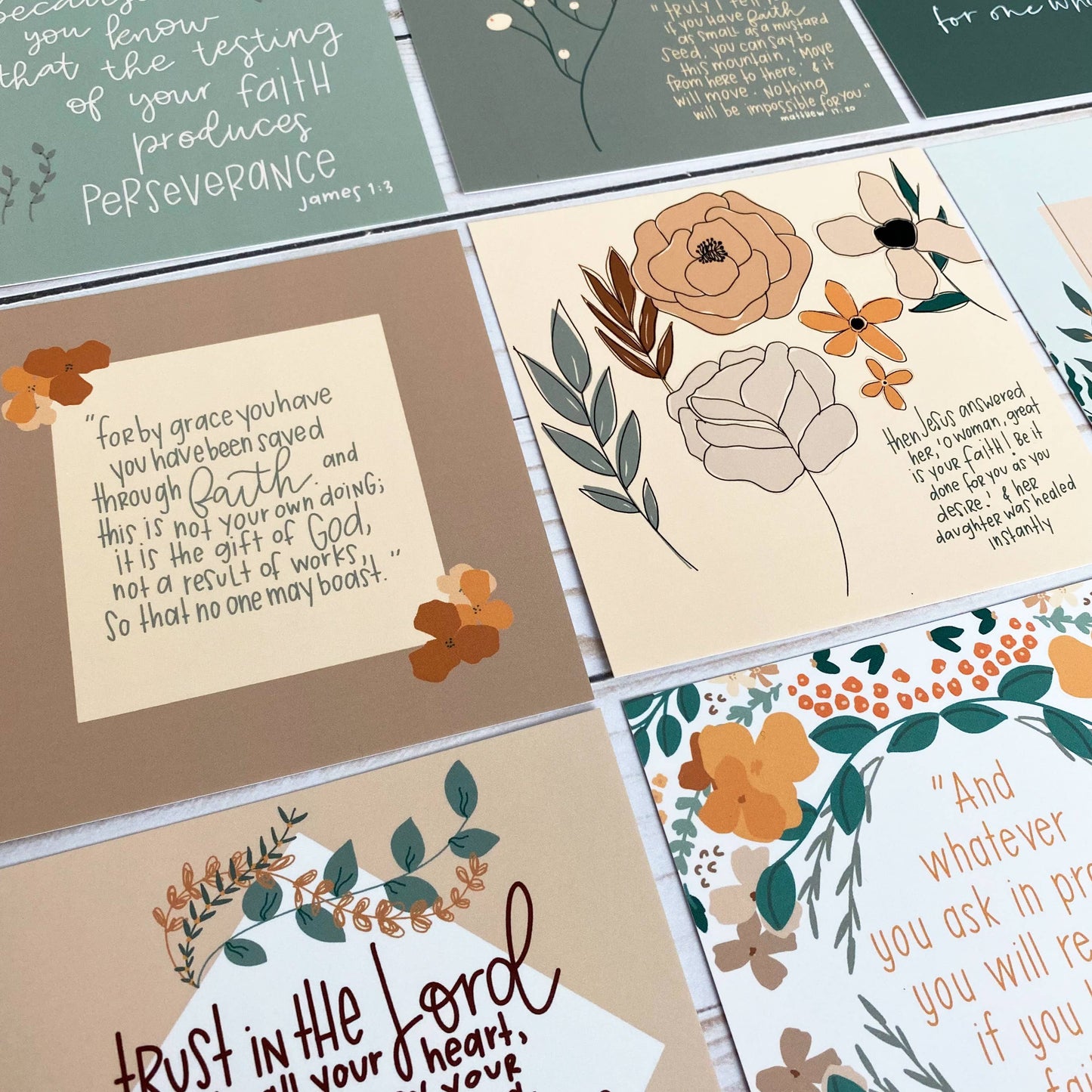 Prayer Cards | Scripture Cards | Bible verses about faith