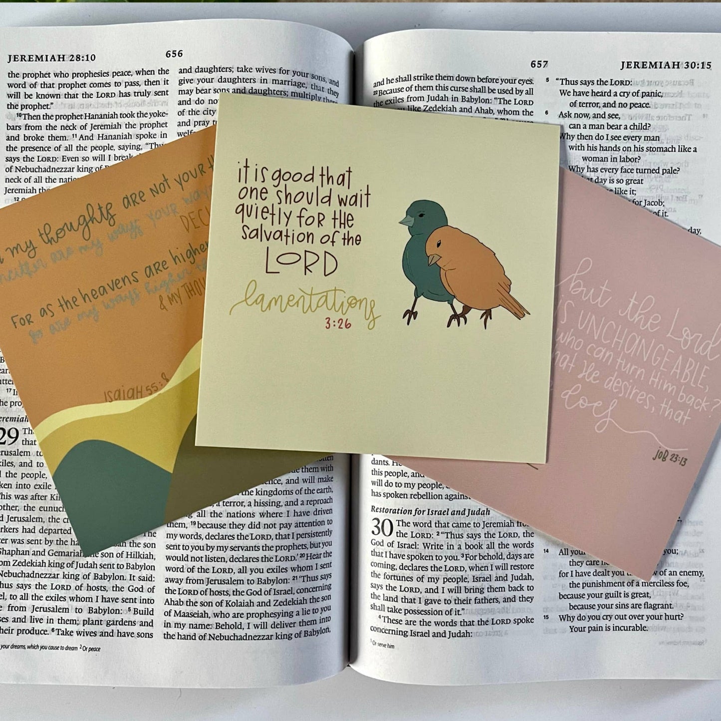 Scripture Cards | Jeremiah 29:11 | Prayer Cards | Bible card