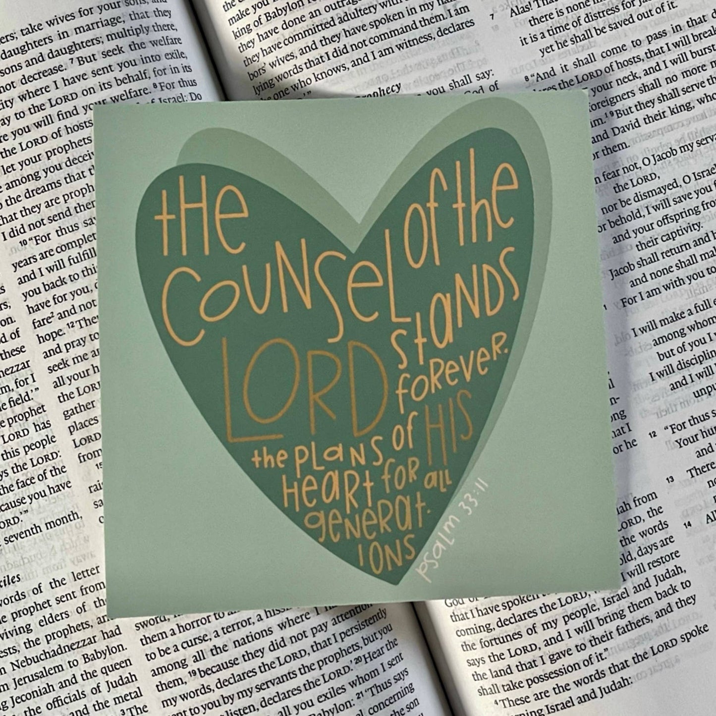 Scripture Cards | Jeremiah 29:11 | Prayer Cards | Bible card