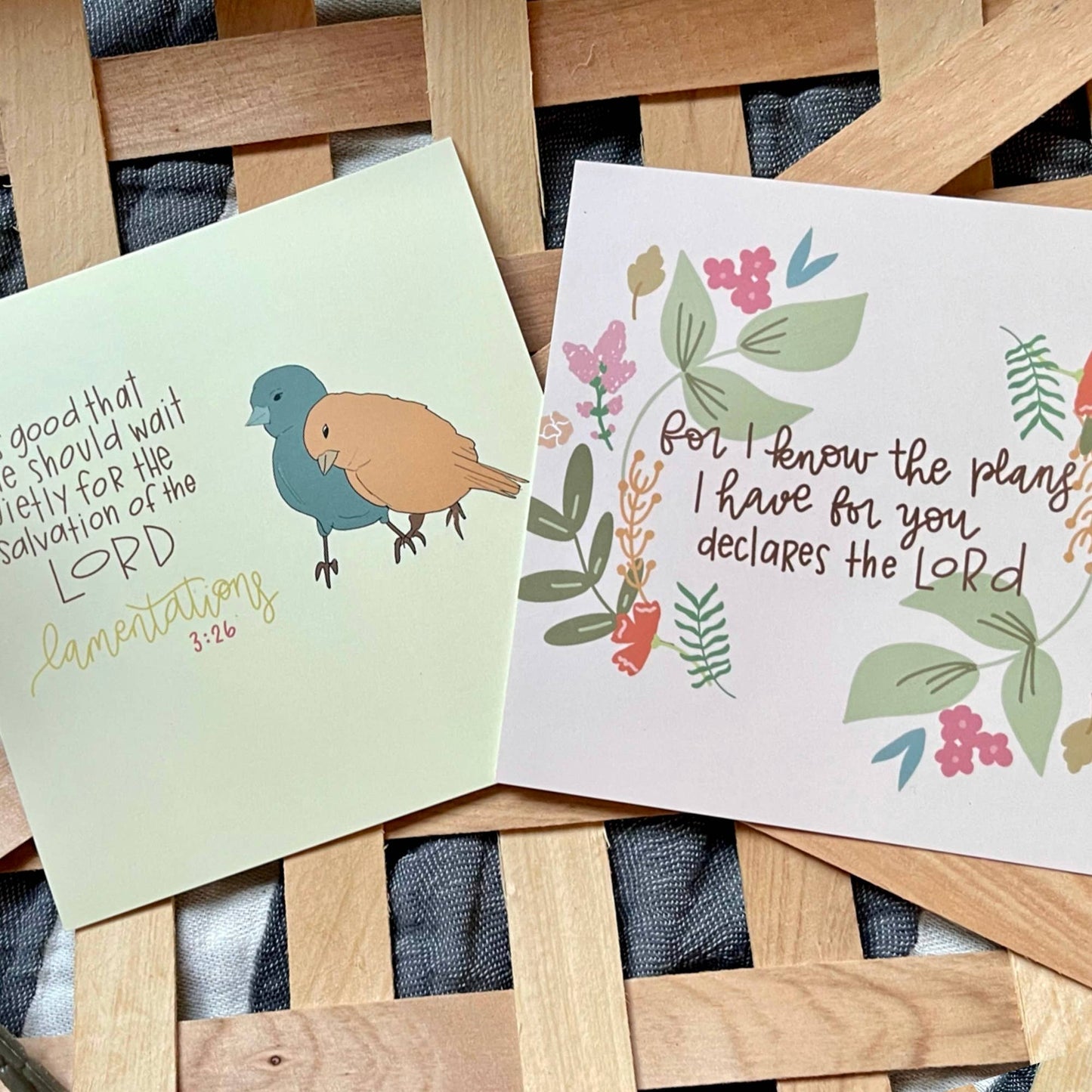 Scripture Cards | Jeremiah 29:11 | Prayer Cards | Bible card