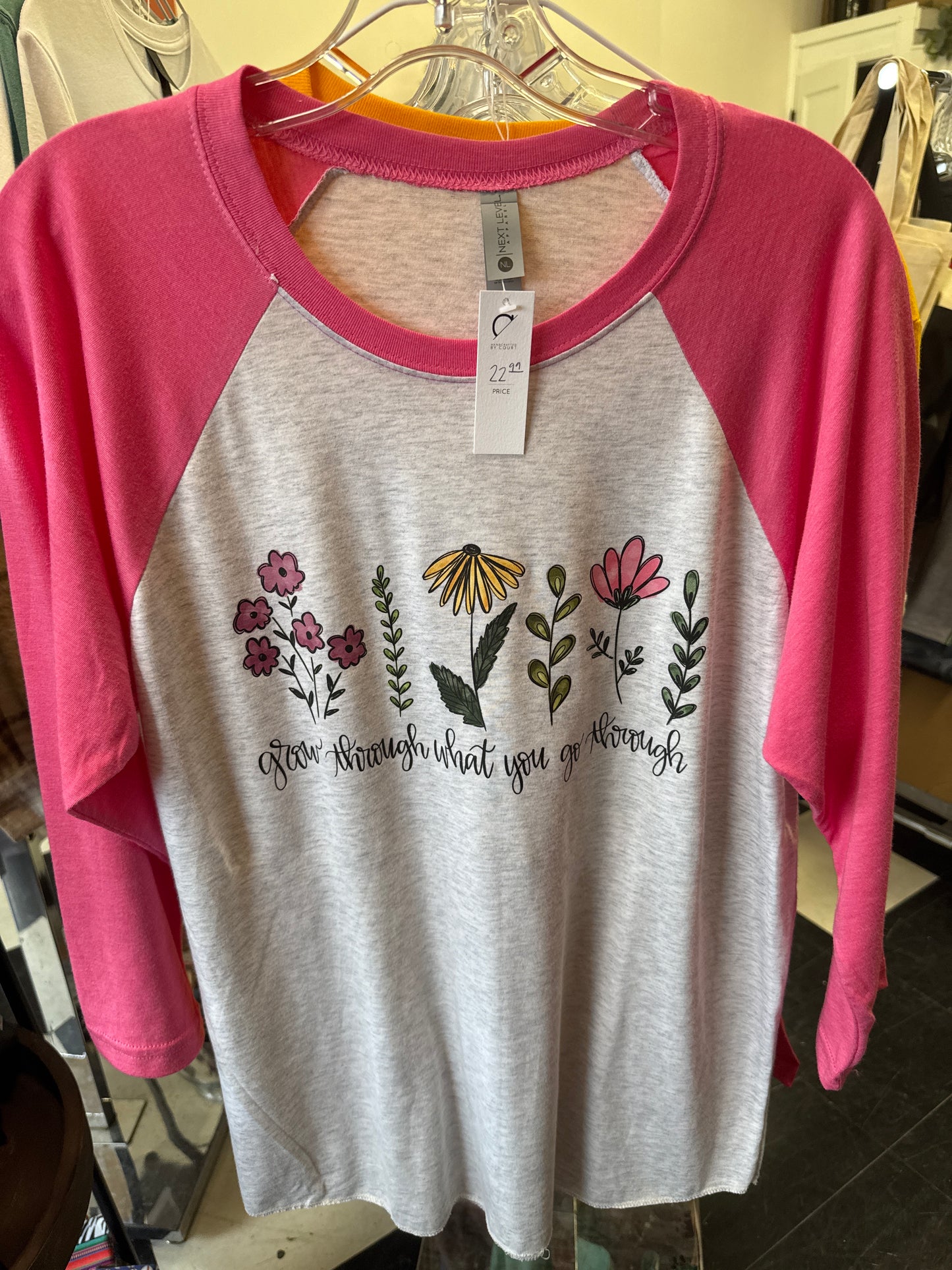 Grow Through 3/4 Sleeve