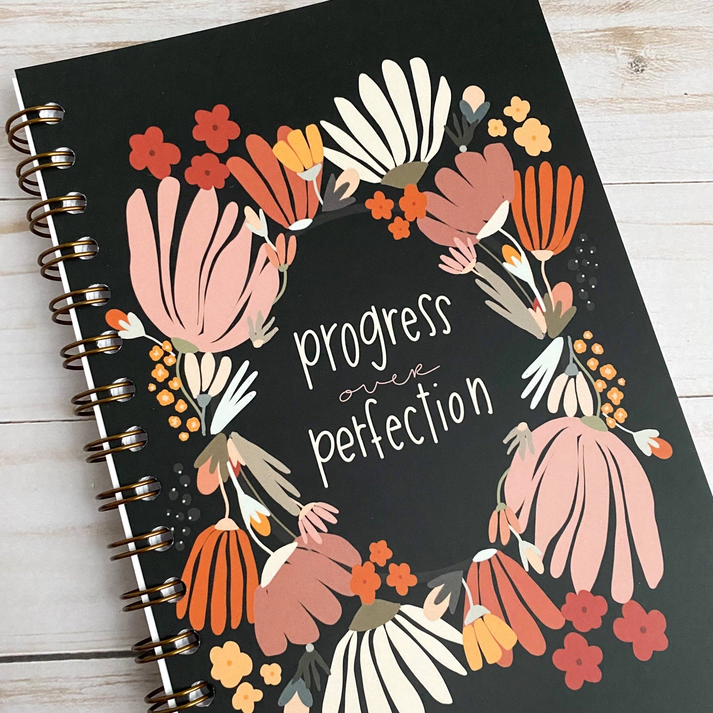 Progress Over Perfection Notebook