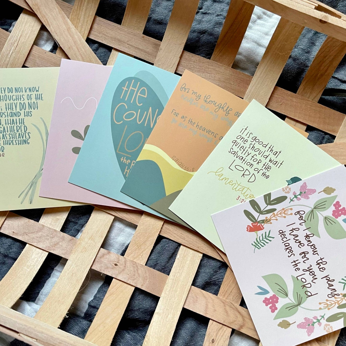 Scripture Cards | Jeremiah 29:11 | Prayer Cards | Bible card