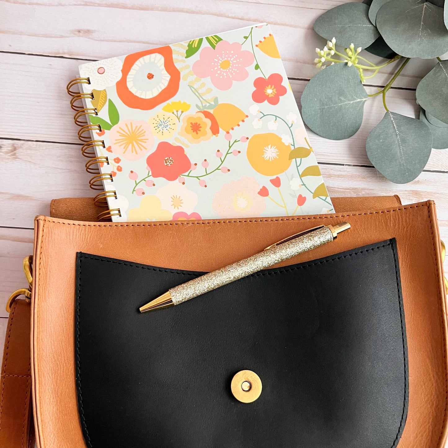Abstract Flowers Notebook