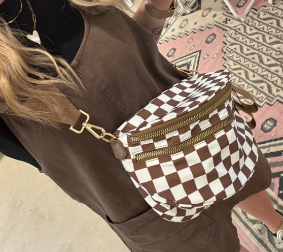 Checkered Bum Bag