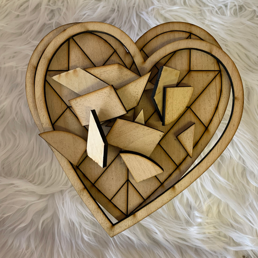 Wooden Heart Puzzle