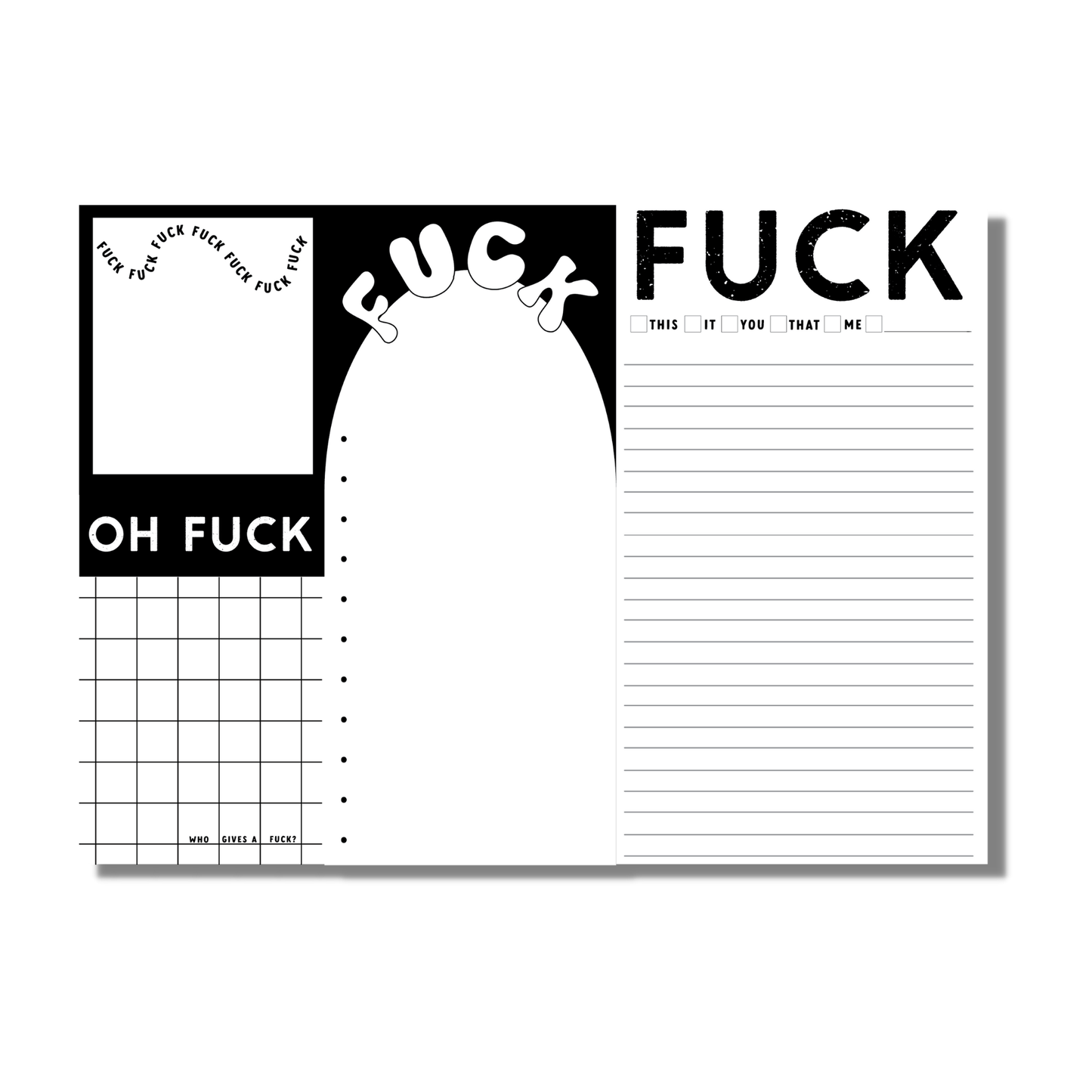 Fuck Notepad (funny, gift )