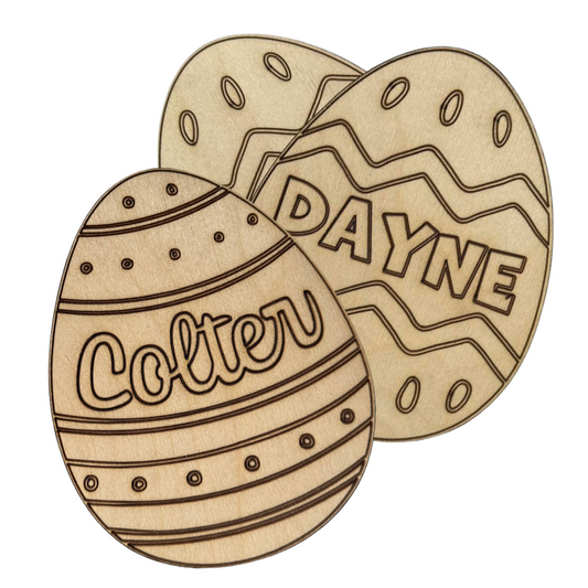 Paintable Wooden Egg