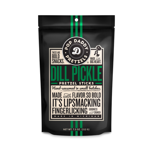 Dill Pickle Seasoned Pretzels 7.5oz